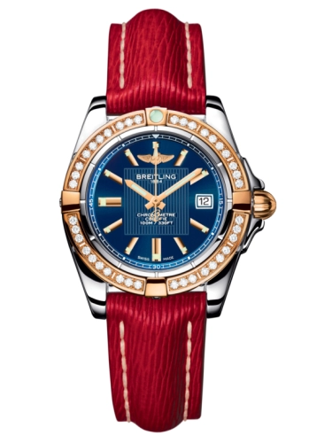 Breitling C71356LA.C813.209X : Galactic 32 Stainless Steel / Rose Gold / Diamond / Metallica Blue / Sahara
