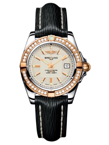 Breitling C71356LA.G704.208X : Galactic 32 Stainless Steel / Rose Gold / Diamond / Sierra Silver / Sahara