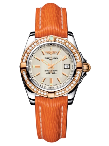 Breitling C71356LA.G704.212X : Galactic 32 Stainless Steel / Rose Gold / Diamond / Sierra Silver / Sahara