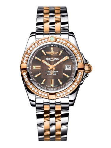 Breitling C71356LA.Q581.367C : Galactic 32 Stainless Steel / Rose Gold / Diamond / Solar Bronze / Bracelet