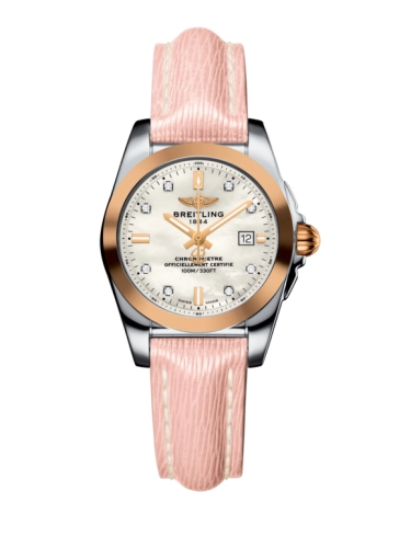 Breitling C7234812/A792/272X/A12BA.1 : Galactic 29 Stainless Steel / Rose Gold / Pearl Diamond / Sahara