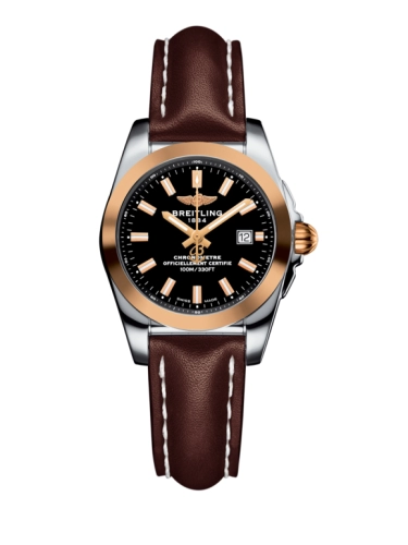 Breitling C7234812/BF32/484X/A12BA.1 : Galactic 29 Stainless Steel / Rose Gold / Trophy Black / Calf