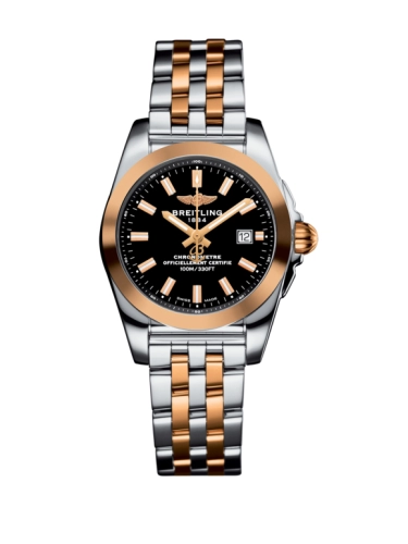 Breitling C7234812/BF32/791C : Galactic 29 Stainless Steel / Rose Gold / Trophy Black / Bracelet