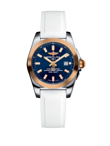 Breitling C7234812/C950/249S/A12S.1 : Galactic 29 Stainless Steel / Rose Gold / Horizon Blue / Rubber