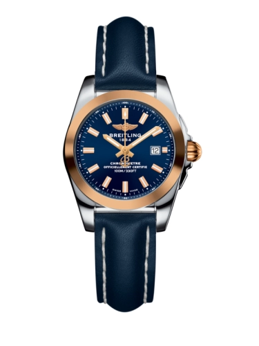 Breitling C7234812/C950/486X/A12BA.1 : Galactic 29 Stainless Steel / Rose Gold / Horizon Blue / Calf