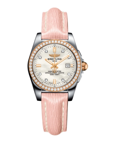 Breitling C7234853/A792/272X/A12BA.1 : Galactic 29 Stainless Steel / Rose Gold / Diamond / Pearl Diamond / Sahara