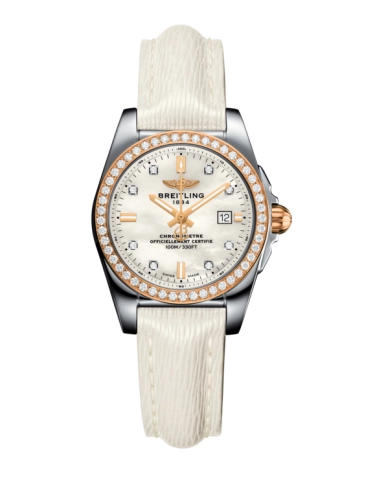 Breitling C7234853/A792/274X/A12BA.1 : Galactic 29 Stainless Steel / Rose Gold / Diamond / Pearl Diamond / Sahara