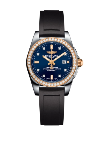 Breitling C7234853/C964/248S/A12S.1 : Galactic 29 Stainless Steel / Rose Gold / Diamond / Horizon Blue Diamond / Rubber