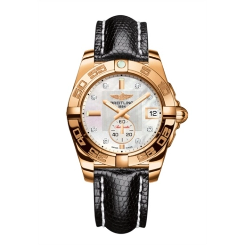Breitling H3733012.A725.120Z : Galactic 36 Automatic Rose Gold / Pearl Diamond /