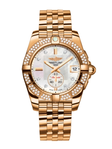 Breitling H3733053.A725.376H : Galactic 36 Automatic Rose Gold / Diamond / Pearl Diamond / Bracelet