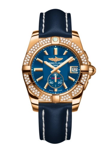 Breitling H3733053.C831.194X : Galactic 36 Automatic Rose Gold / Diamond / Gun Blue / Calf