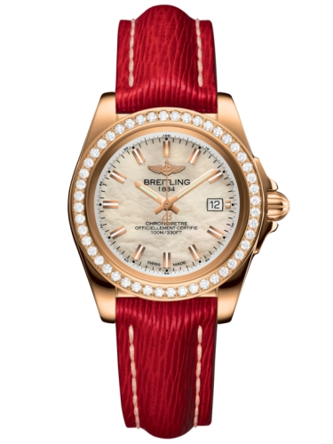 Breitling H7133053.A802.209X : Galactic 32 Sleek Edition Rose Gold / Diamond / Pearl / Sahara
