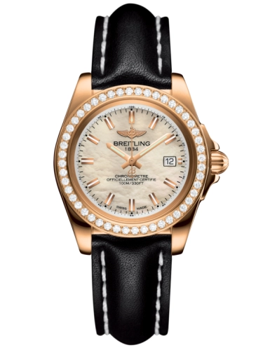 Breitling H7133053.A802.408X : Galactic 32 Sleek Edition Rose Gold / Diamond / Pearl / Calf