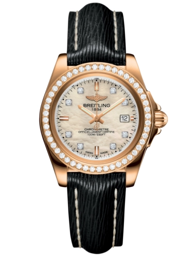 Breitling H7133053.A803.208X : Galactic 32 Sleek Edition Rose Gold / Diamond / Pearl Diamond / Sahara