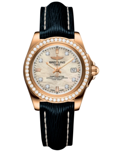 Breitling H7133053.A803.210X : Galactic 32 Sleek Edition Rose Gold / Diamond / Pearl Diamond / Sahara