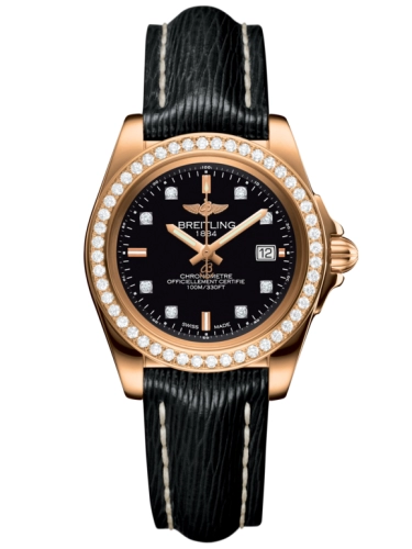 Breitling H7133053.BF64.208X : Galactic 32 Sleek Edition Rose Gold / Diamond / Trophy Black Diamond / Sahara