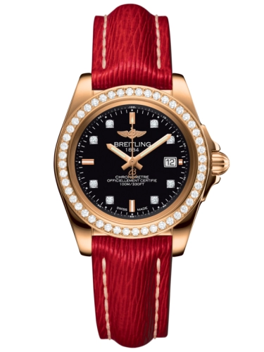 Breitling H7133053.BF64.209X : Galactic 32 Sleek Edition Rose Gold / Diamond / Trophy Black Diamond / Sahara