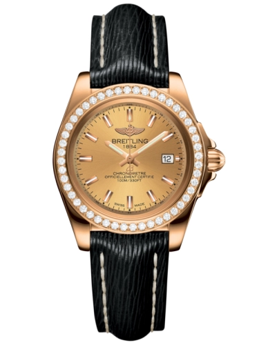 Breitling H7133053.H549.208X : Galactic 32 Sleek Edition Rose Gold / Diamond / Golden Sun / Sahara