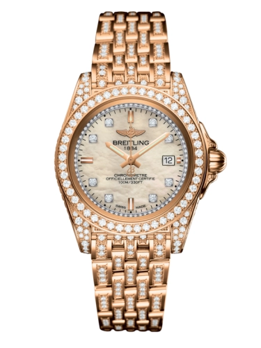 Breitling H7133063.A804.792T : Galactic 32 Sleek Edition Rose Gold / Diamondworks / Pearl Diamond / Bracelet