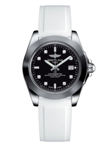Breitling W7133012/BF63/164S/A14S.1 : Galactic 32 Sleek Edition Stainless Steel / Trophy Black Diamond / Rubber