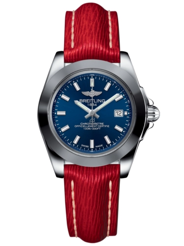 Breitling W7133012/C951/209X/A14BA.1 : Galactic 32 Sleek Edition Stainless Steel / Horizon Blue / Sahara