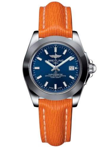 Breitling W7133012/C951/212X/A14BA.1 : Galactic 32 Sleek Edition Stainless Steel / Horizon Blue / Sahara