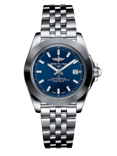 Breitling W7133012/C951/792A : Galactic 32 Sleek Edition Stainless Steel / Horizon Blue / Bracelet