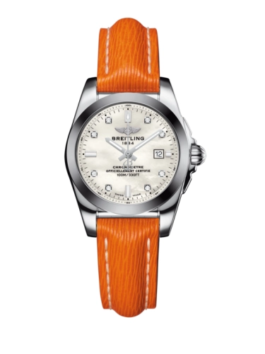 Breitling W7234812/A785/270X/A12BA.1 : Galactic 29 Stainless Steel / Pearl Diamond / Sahara