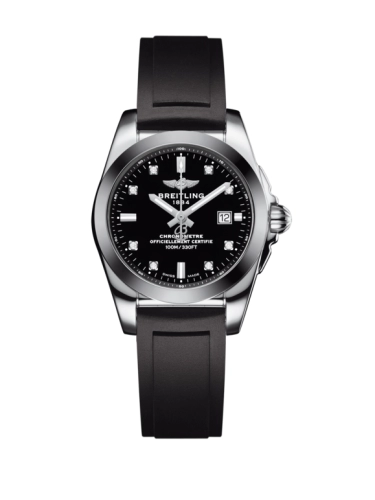 Breitling W7234812/BE50/248S/A12S.1 : Galactic 29 Stainless Steel / Trophy Black Diamond / Rubber