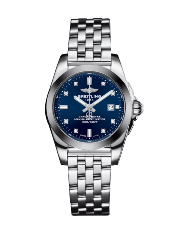 Breitling W7234812/C965/791A : Galactic 29 Stainless Steel / Horizon Blue Diamond / Bracelet