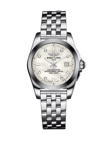 Breitling W72348121A2A1 : Galactic 29 Stainless Steel / Pearl Diamond / Bracelet