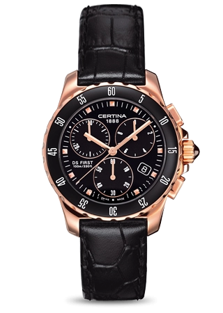 Certina C0142173605100 : DS First Lady Ceramic Chrono Rose