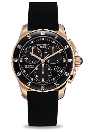 Certina C0142173705100 : DS First Lady Ceramic Chrono Rose