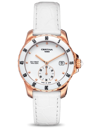 Certina C0142353601100 : DS First Lady Ceramic Rose