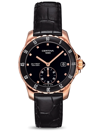 Certina C0142353605100 : DS First Lady Ceramic Rose Black