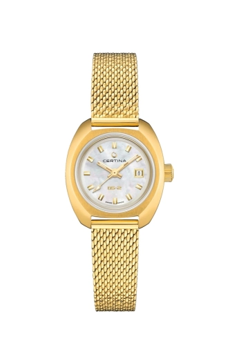 Certina C024.207.33.111.00 : DS-2 Lady Yellow Gold / MOP / Mesh