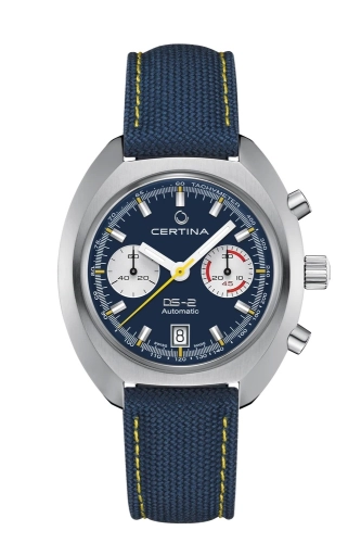 Certina C024.462.18.041.00 : DS-2 Chronograph Automatic Stainless Steel / Blue