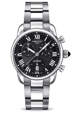 Certina C0252171105800 : DS Podium Chrono Roman Black