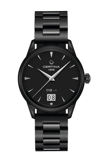 Certina C029.426.33.051.00 : DS-1 Big Date Powermatic 80 PVD / Black / Bracelet