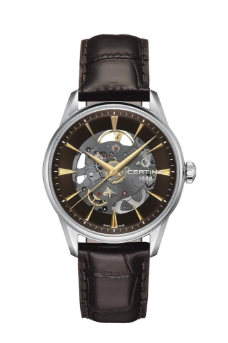 Certina C029.907.16.081.00 : DS-1 Skeleton Stainless Steel / Grey