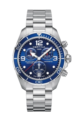 Certina C032.434.11.047.00 : DS Action Chronograph Stainless Steel / Blue / Bracelet