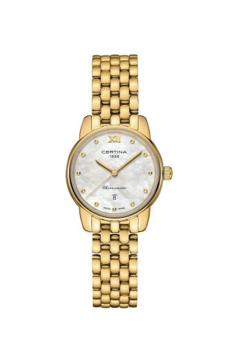Certina C033.051.33.118.00 : DS-8 Lady Yellow Gold / MOP / Bracelet
