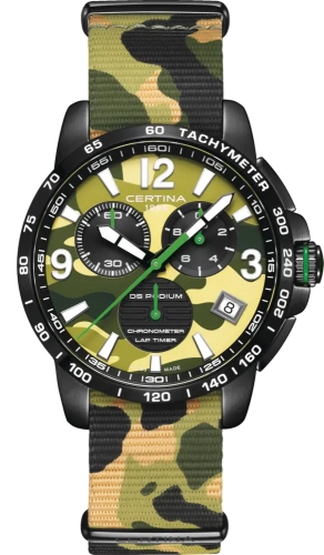 Certina C034.453.38.097.00 : DS Podium Lap Timer PVD / Monster Energy Yamaha Factory MXGP