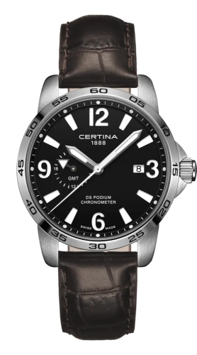 Certina C034.455.16.050.00 : DS Podium GMT Stainless Steel / Black