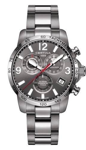 Certina C034.654.44.087.00 : DS Podium Chronograph GMT Titanium / Grey