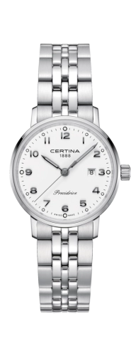 Certina C035.210.11.012.00 : Ds Caimano Lady Stainless Steel / White / Bracelet