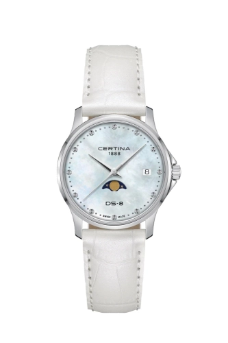 Certina C045.223.16.131.00 : DS-8 Moonphase Lady Quartz Stainless Steel / MOP