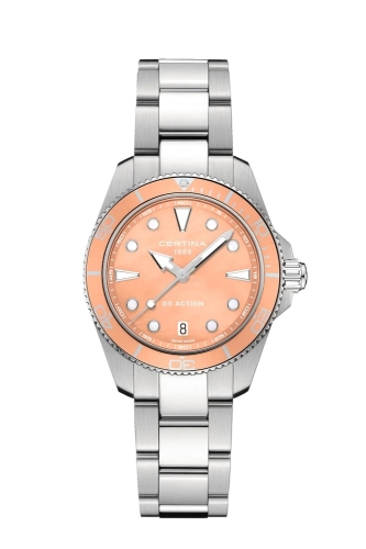 Certina C048.210.11.381.00 : DS Action Quartz 34.5 Stainless Steel / MOP / Bracelet