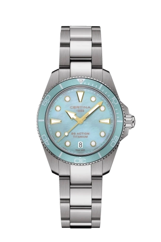 Certina C048.210.44.131.00 : DS Action Quartz 34.5 Titanium / MOP / Bracelet