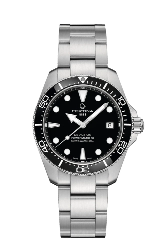 Certina C048.807.11.051.00 : DS Action Diver 38 Powermatic 80 Stainless Steel / Black